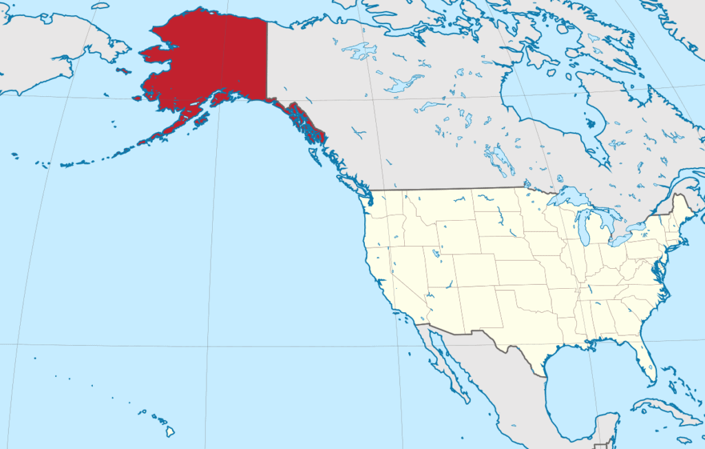 מפת אלסקה